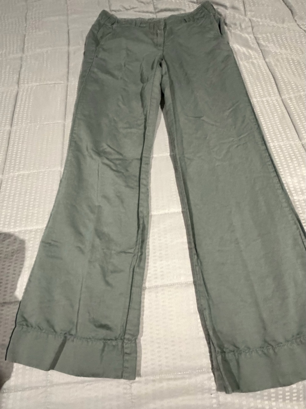 Women’s Wide Leg Casual Pants - Sage Green